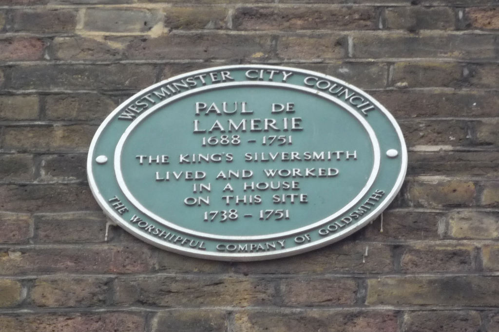 Paul de Lamerie Plaque